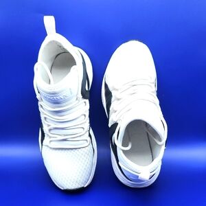 Jordan Formula 23 White and Black Athletic Sneakers